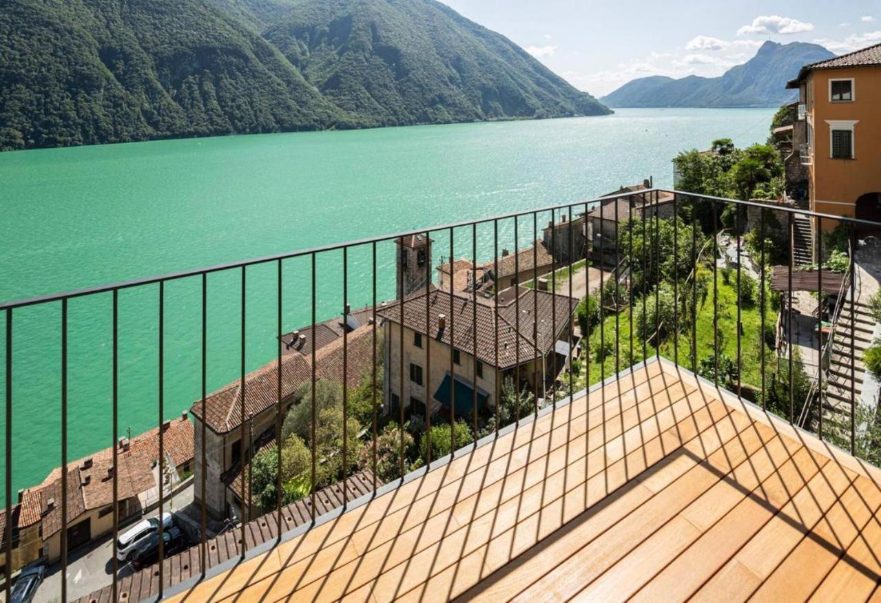 Unique Gandria Attic By Quokka 360 - Elegant Lake View Apartment Lugano Exterior photo